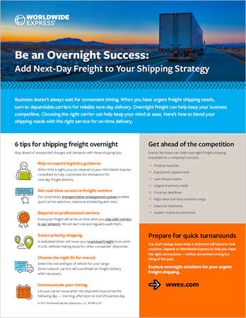 Overnight Shipping Explained: How It Works - SFL Worldwide